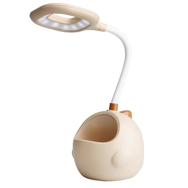 Justerbar dinosaur LED-lampe for skrivebord