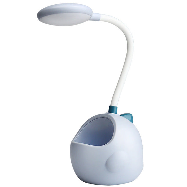 Justerbar dinosaur LED-lampe for skrivebord