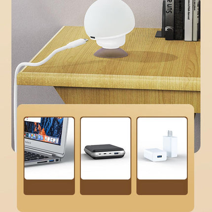 Nattlys sopplampe med 7 fargeskift