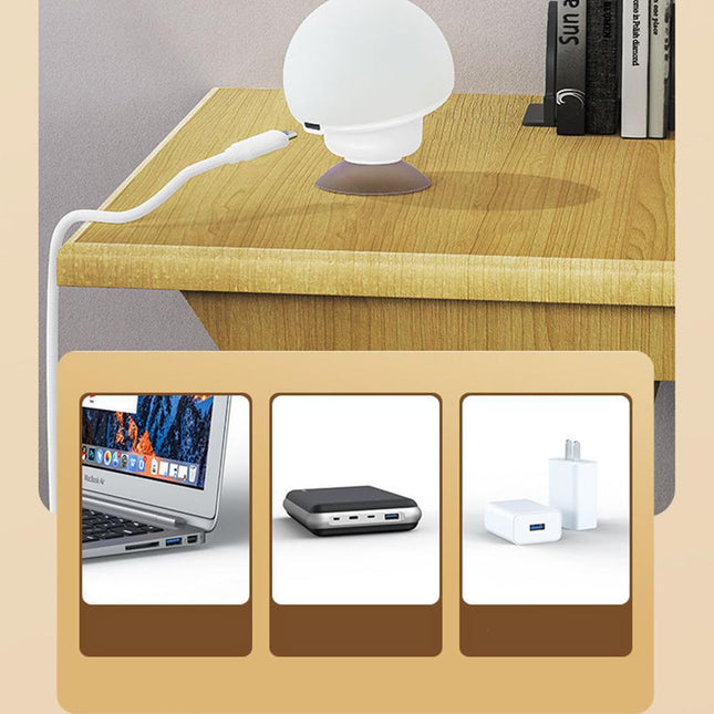 Nattlys sopplampe med 7 fargeskift