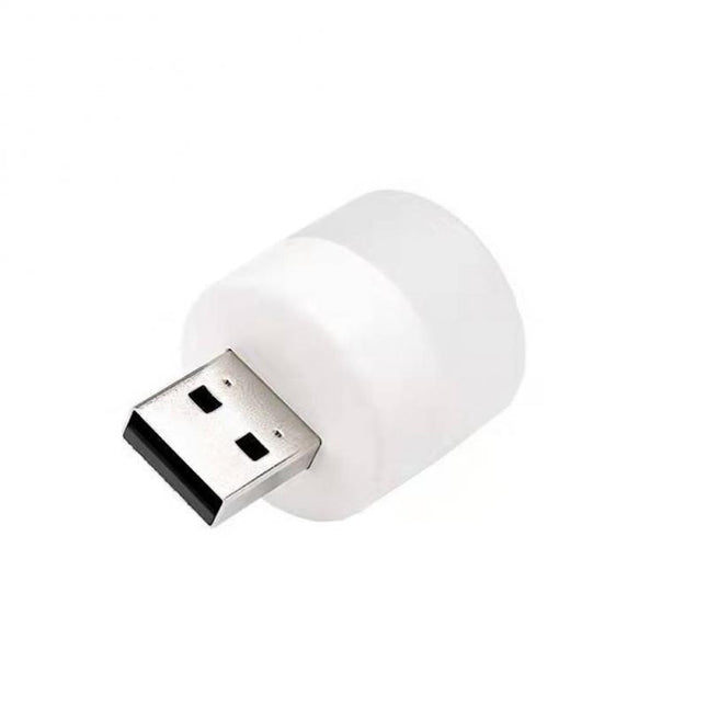 Liten rund trådløs USB LED-lampe