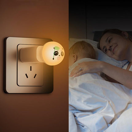 LED nattlampe til stikkontakt panda