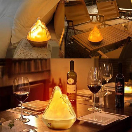 Fjell nattlampe med 16 farger