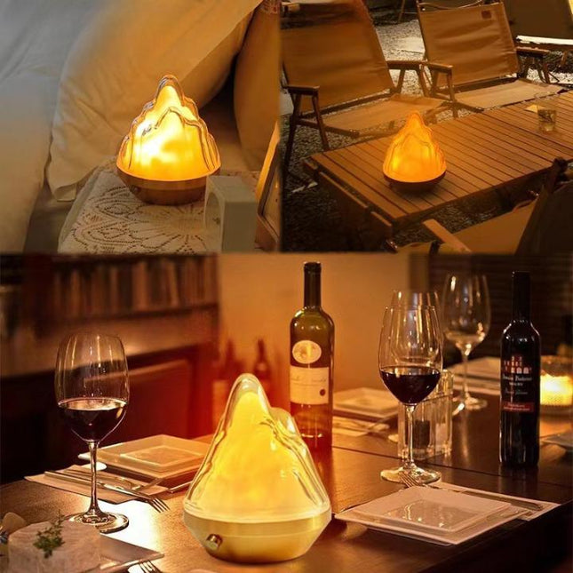 Fjell nattlampe med 16 farger