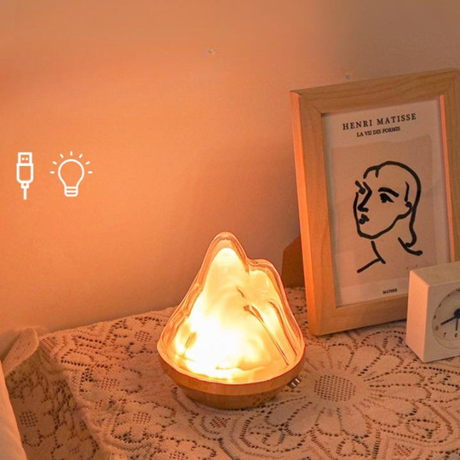 Fjell nattlampe med 16 farger