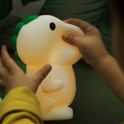 Oppladbar dinosaur nattlampe med fargeskift