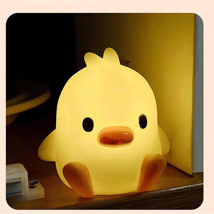 Sett med tre nattlamper andunger