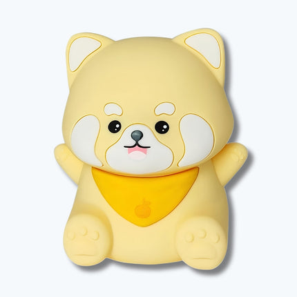 Myk kawaii nattlampe hund i silikon