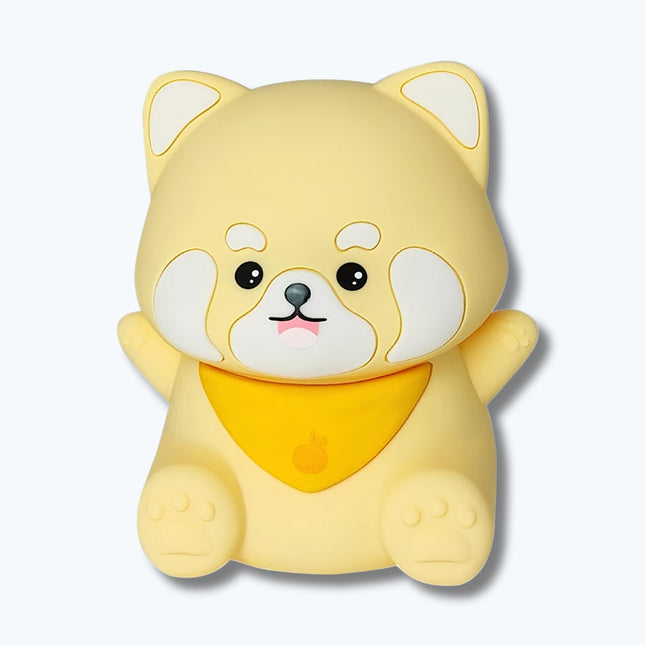 Myk kawaii nattlampe hund i silikon