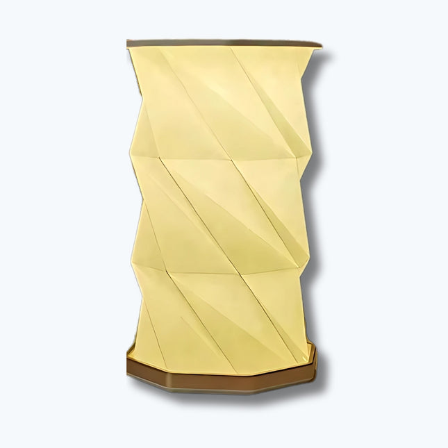 Sammenleggbar LED nattlampe med origamidesign