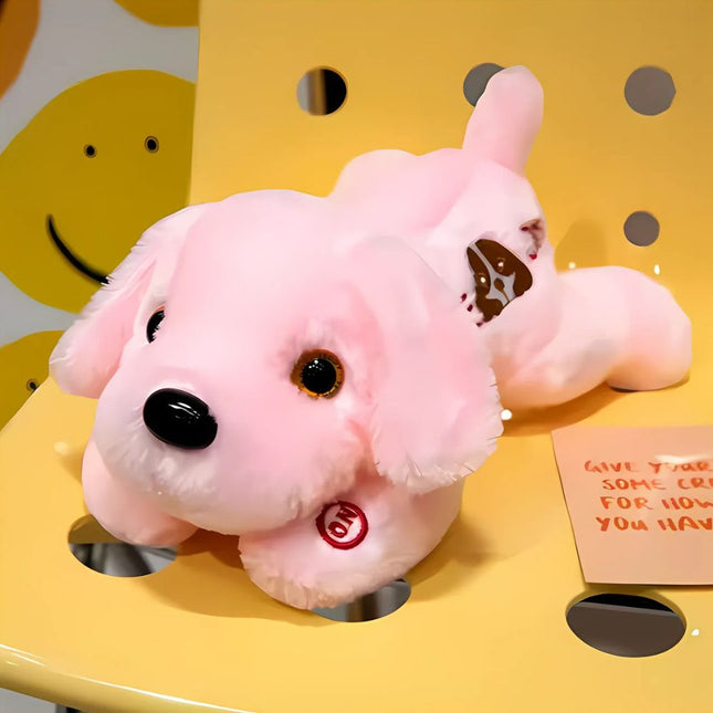 Lysende hund kosedyr med LED