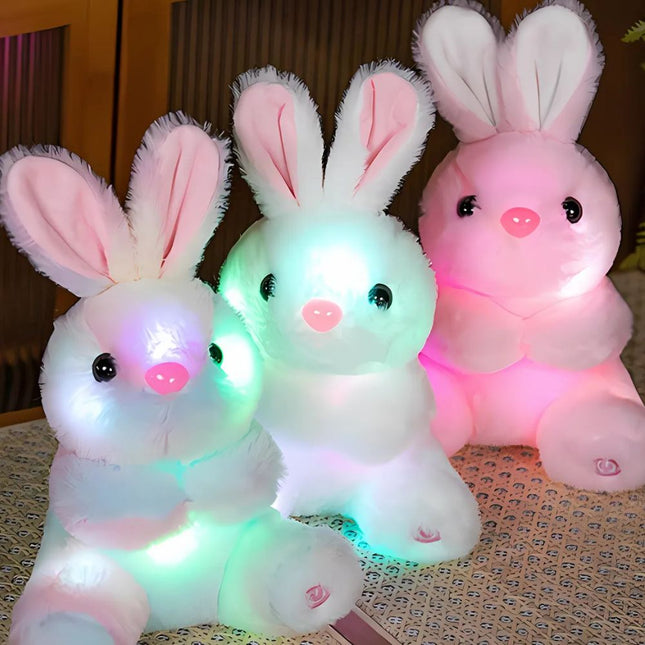 Søt kanin nattlampe i plysj