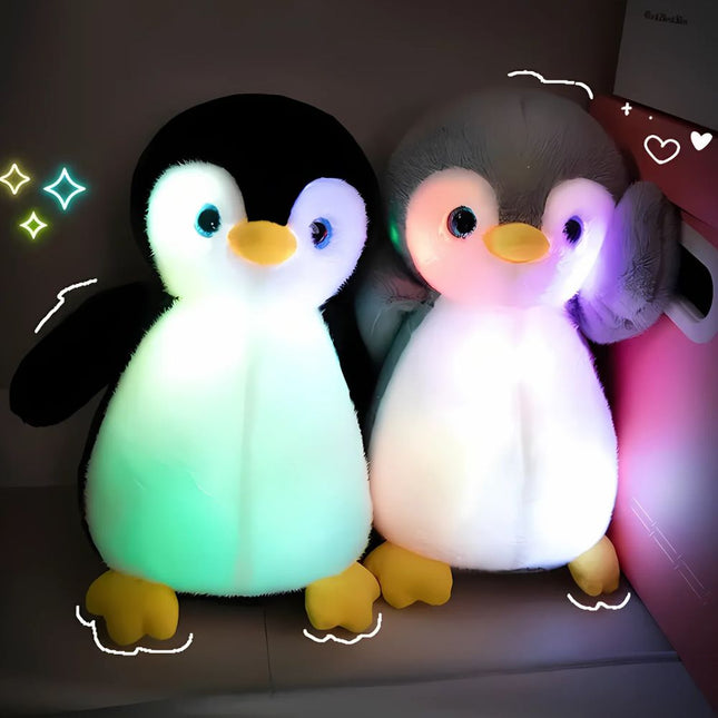 Pingvin kosedyr med LED nattlys