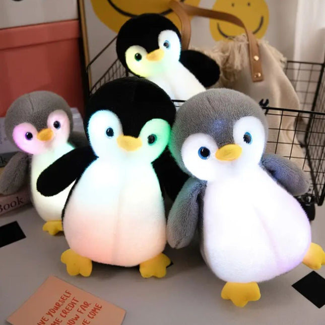 Pingvin kosedyr med LED nattlys
