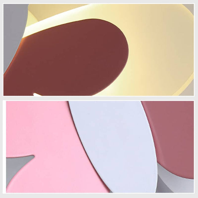 Sommerfugl LED vegglampe for barnerom