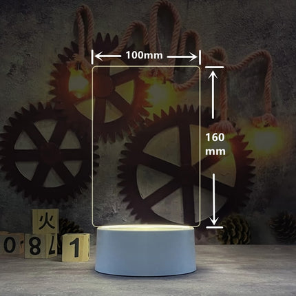 Kreativ LED-oppslagstavle med penn