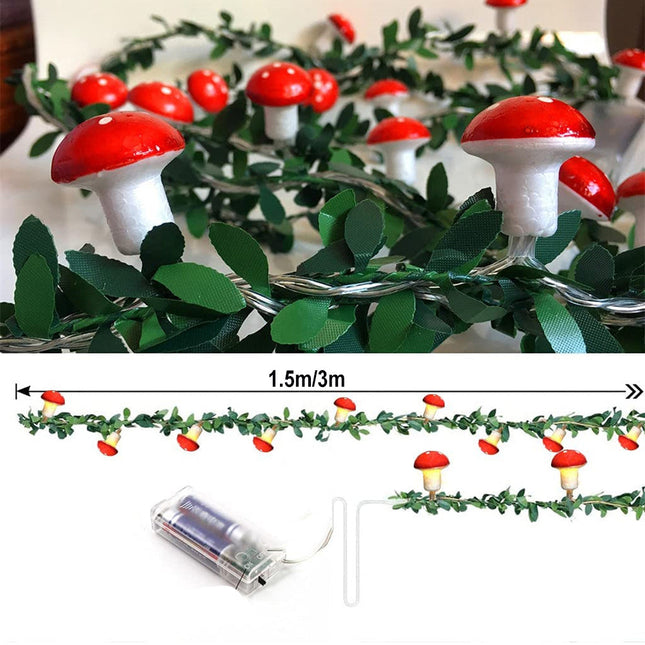 Lyslenke med sopper til barnerommet