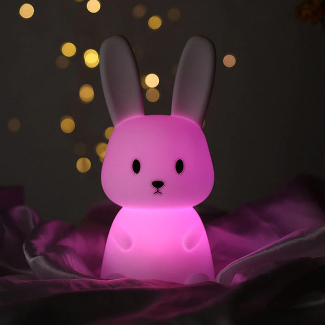 Oppladbar kanin nattlampe for baby