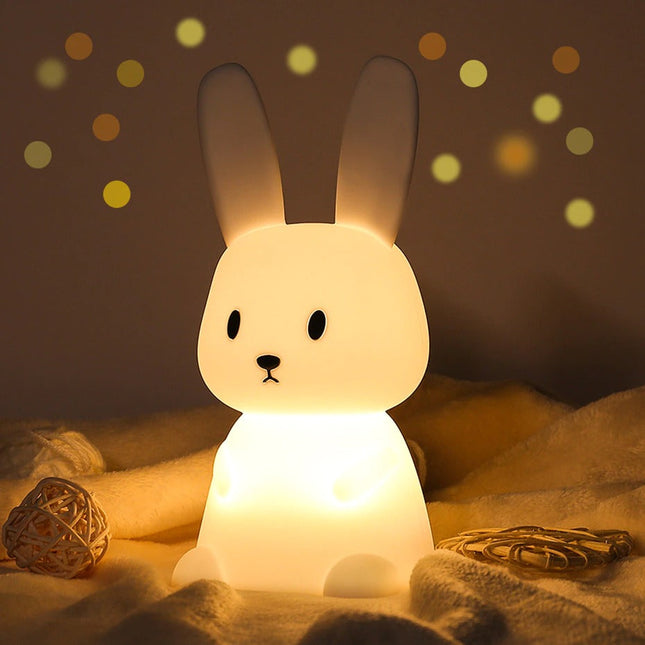 Oppladbar kanin nattlampe for baby