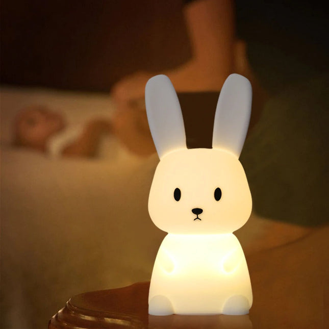 Oppladbar kanin nattlampe for baby