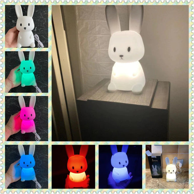 Oppladbar kanin nattlampe for baby