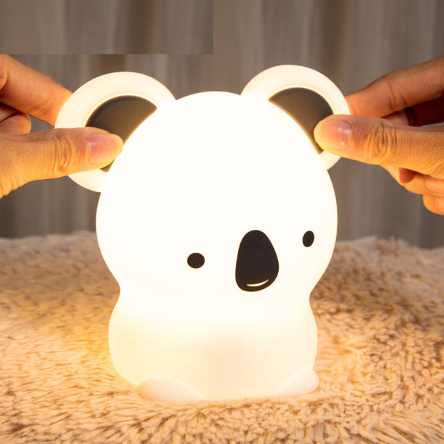 Fargerik koala LED-lampe i silikon