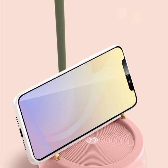 Dekorativ blomsterformet LED skrivebordslampe