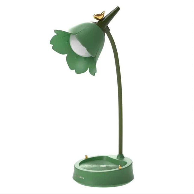 Dekorativ blomsterformet LED skrivebordslampe