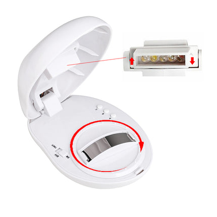 Nattlampe med regnbue projektor for barn