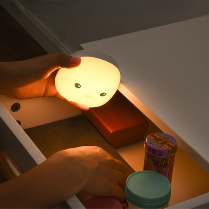 Kompakt magnetisk pingvin nattlampe for barn