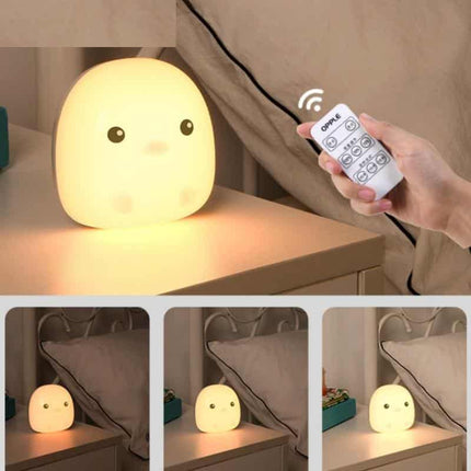 Kompakt magnetisk pingvin nattlampe for barn