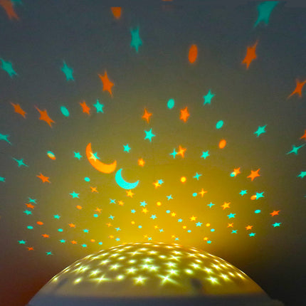Plysj stjerne projektorlampe for barn