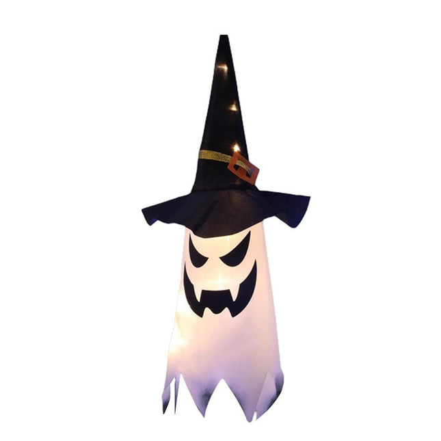 Hengende LED-spøkelser til Halloween-dekor