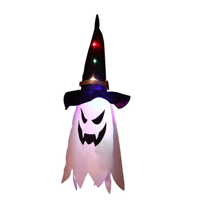 Hengende LED-spøkelser til Halloween-dekor