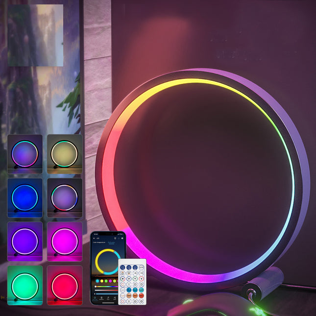 Smart RGB LED-bordlampe med fjernkontroll