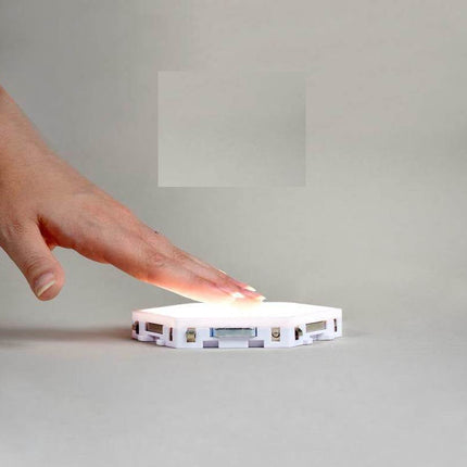 Modulær sekskantet LED-vegglampe med touch