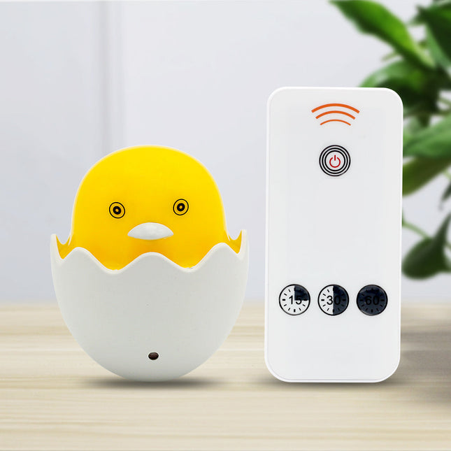 Nattlys for stikkontakt med kyllingmotiv