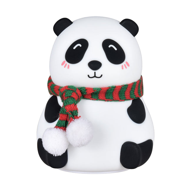 Panda nattlampe i myk silikon