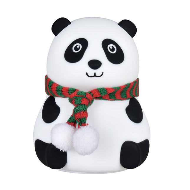Panda nattlampe i myk silikon