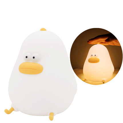 Andunge nattlampe i silikon med touch