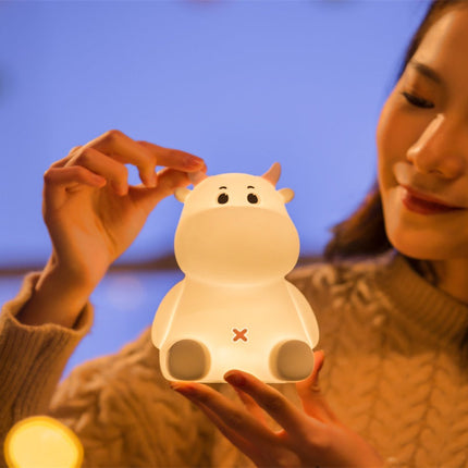 Oppladbar nattlampe med søt hjort