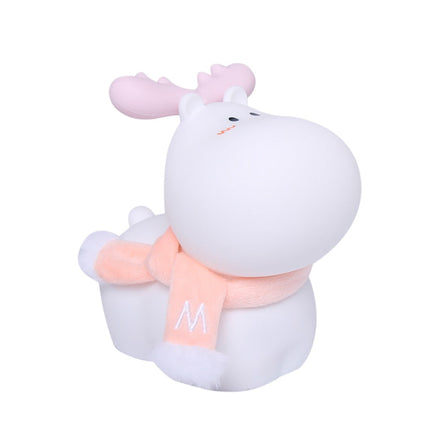 Oppladbar nattlampe med søt hjort