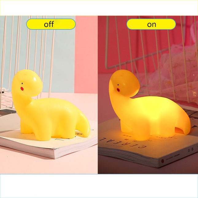 Søt dinosaur nattlampe for barn