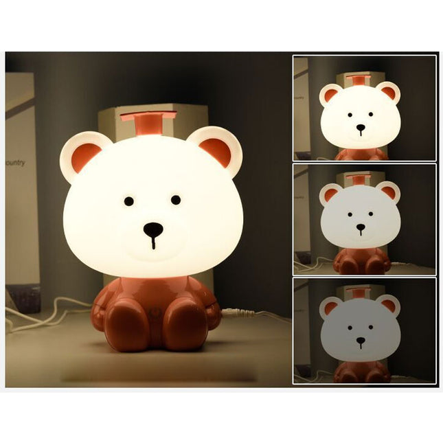 Nattlampe teddybjørn for små barn