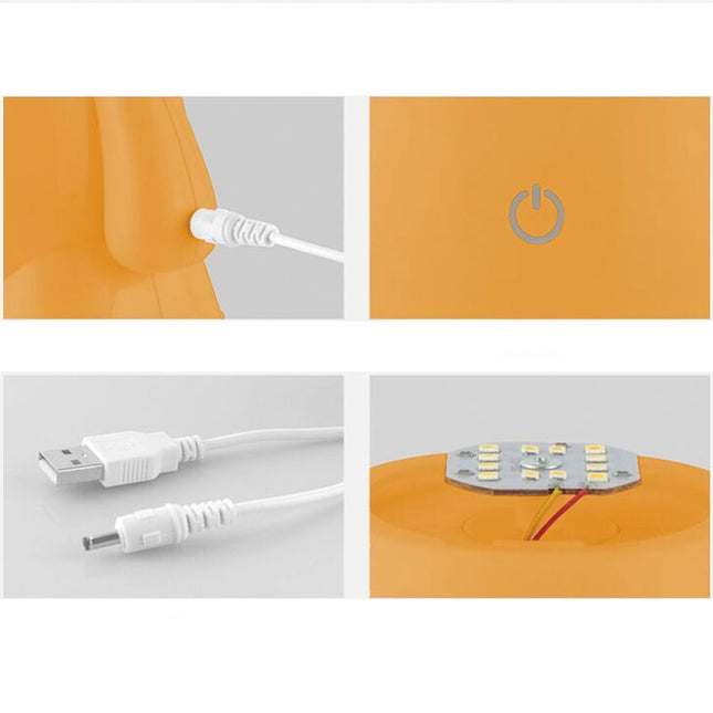 Søt kaninlampe nattlys for barn