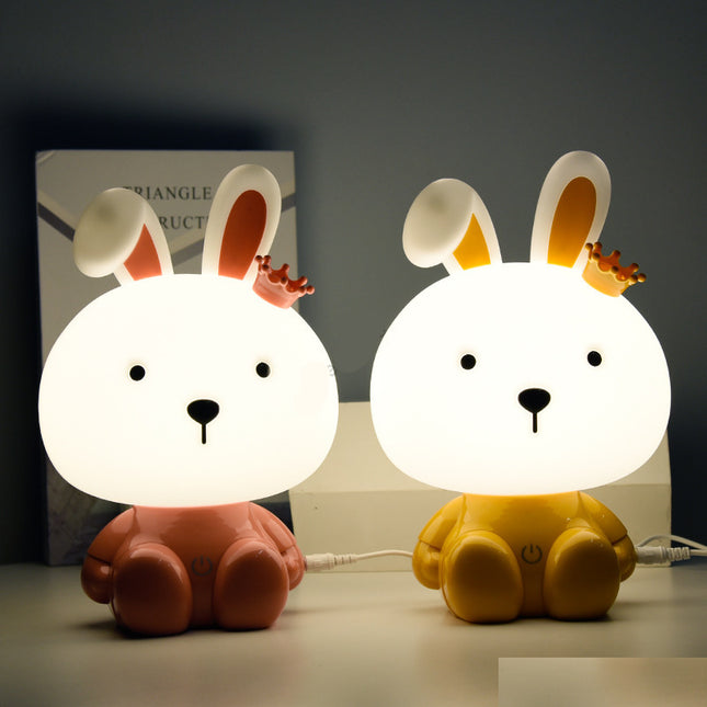 Søt kaninlampe nattlys for barn