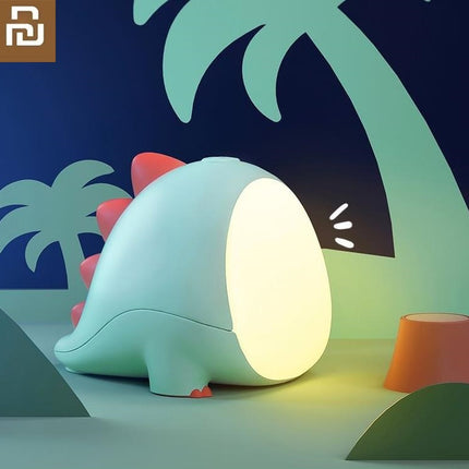 Dinosaur nattlampe i myk silikon