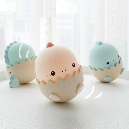 Fargerik LED-nattlampe som dinosaur-egg