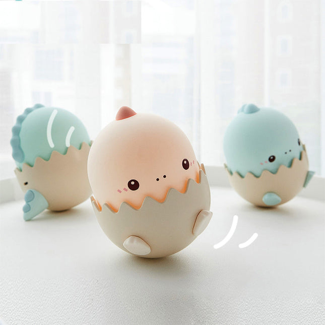 Fargerik LED-nattlampe som dinosaur-egg