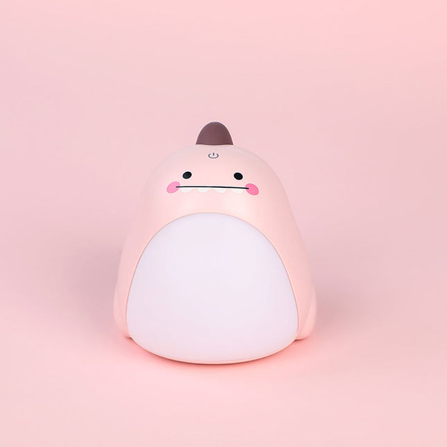 Søt dinosaur LED-nattlampe for barn